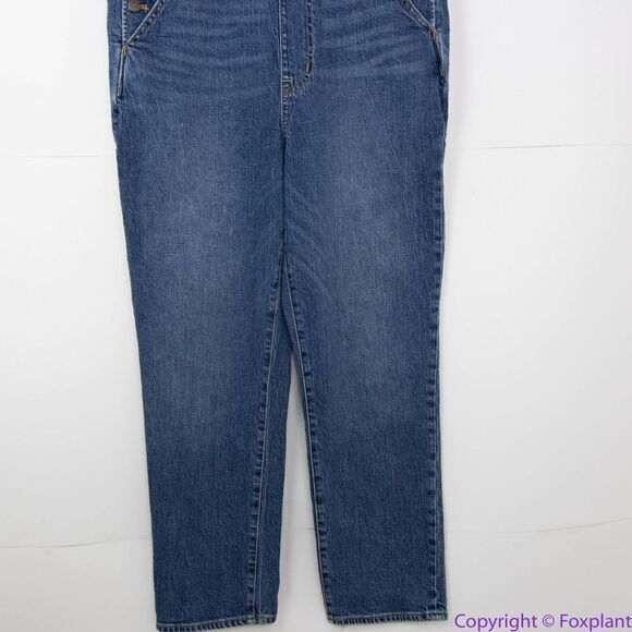 NEW J Crew‎ Classic overalls in all-day stretch, Broken In Coastline Bl, M - Picture 5 of 16